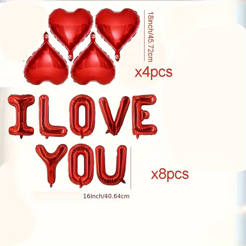 Μπαλόνια "I LOVE YOU"