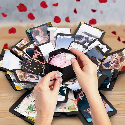 Χειροποίητο Κουτί Έκπληξη με Pop-Up Φωτογραφίες & DIY Στοιχεία