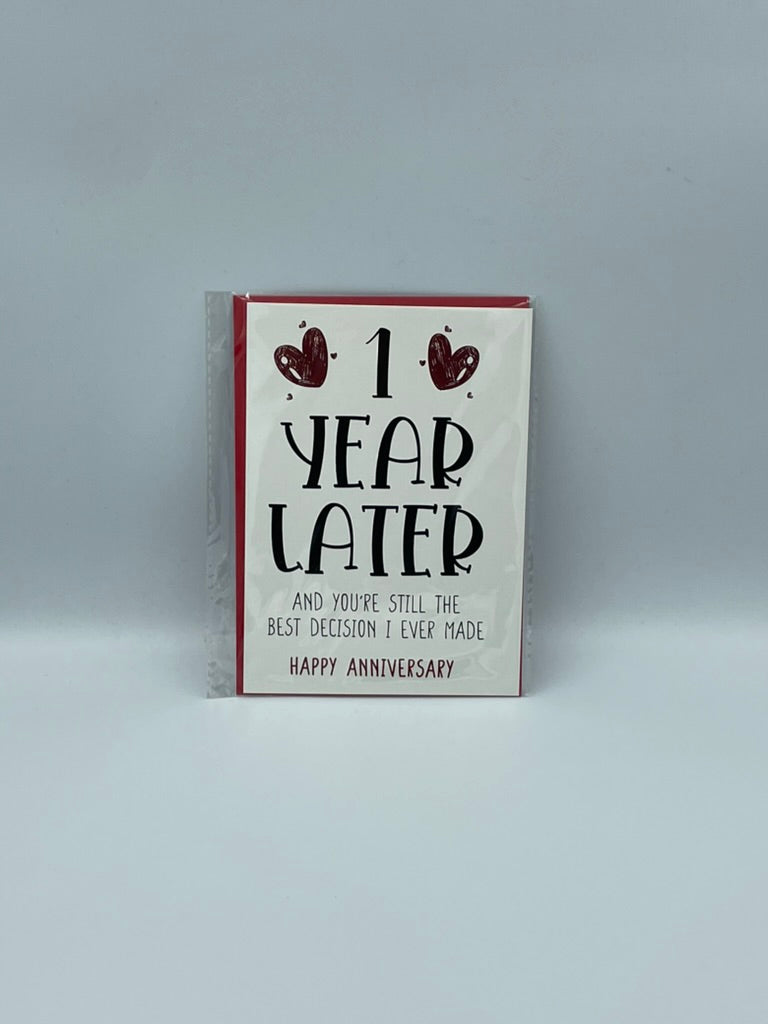 Κάρτα Επετείου 1 Χρόνου