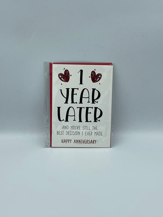 Κάρτα Επετείου 1 Χρόνου