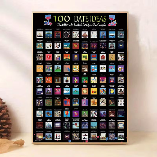 Αφίσα “100 Date Ideas”
