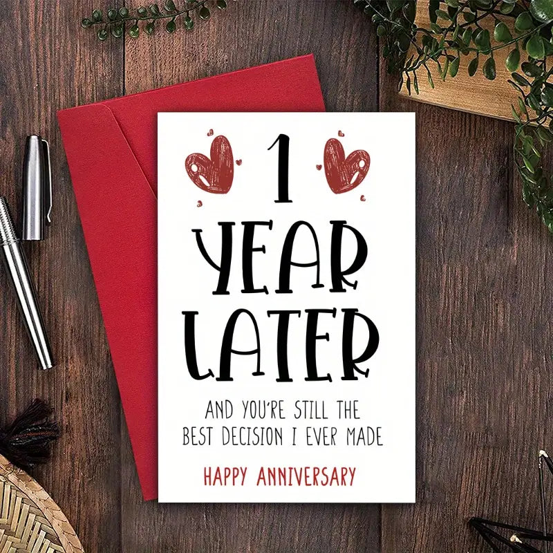 Κάρτα Επετείου 1 Χρόνου