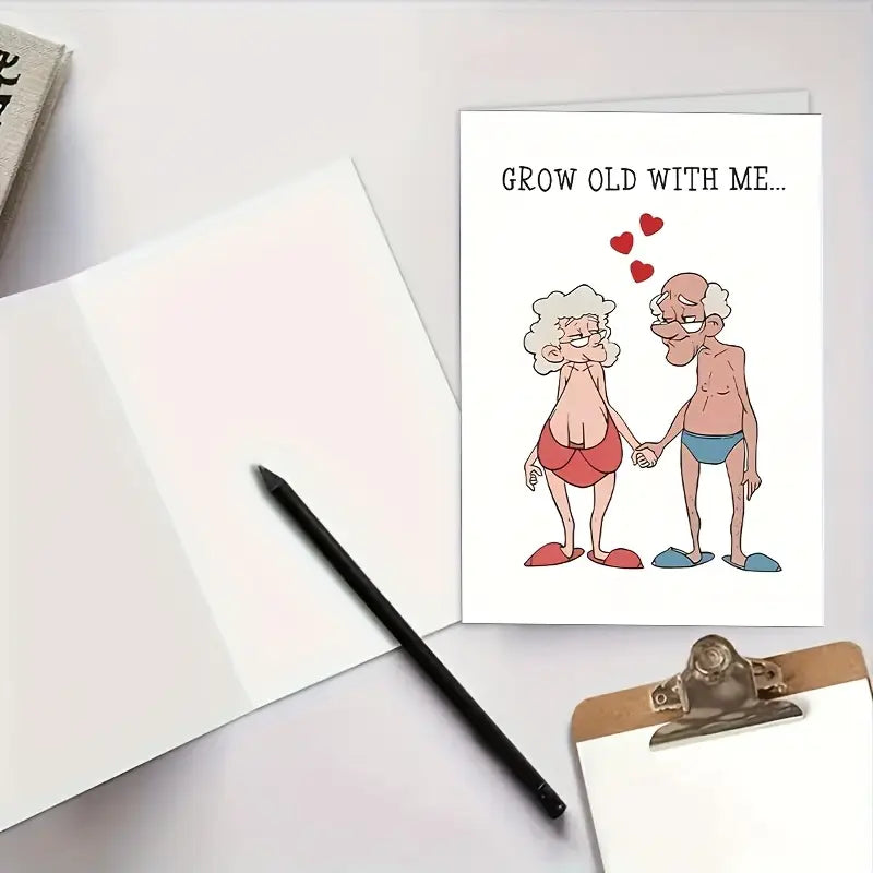 Κάρτα “Grow Old With Me”