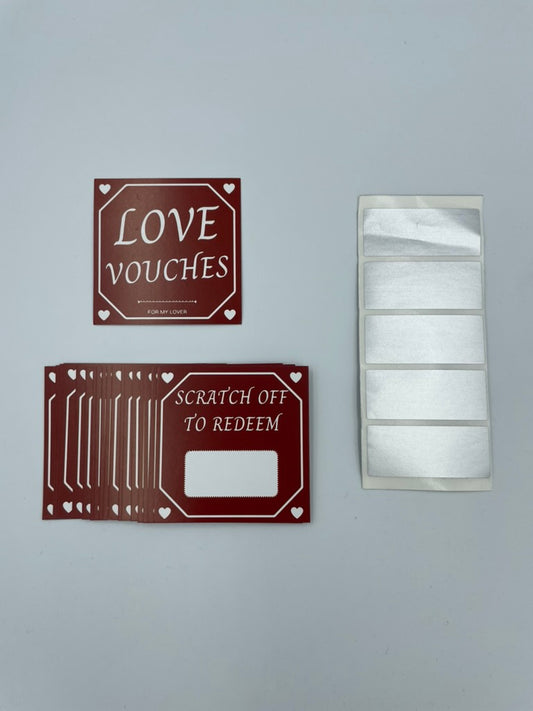 Love Coupons – 20 Κάρτες με Ξυστό για Ζευγάρια