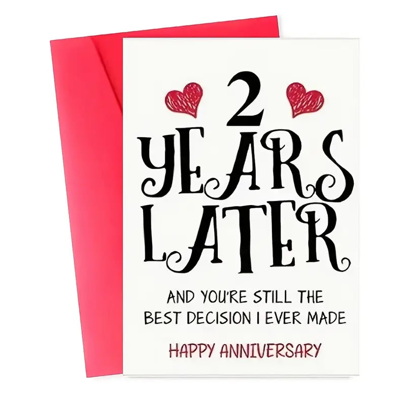 Κάρτα Επετείου 2 Χρόνων