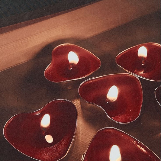 Κεράκια σε Σχήμα Καρδιάς